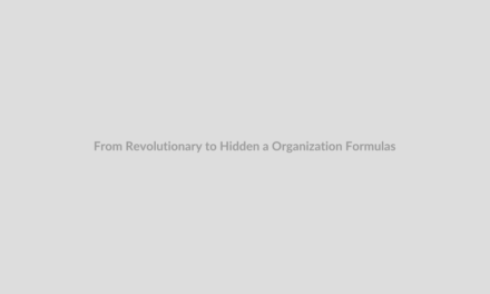 From Revolutionary to Hidden a Organization Formulas